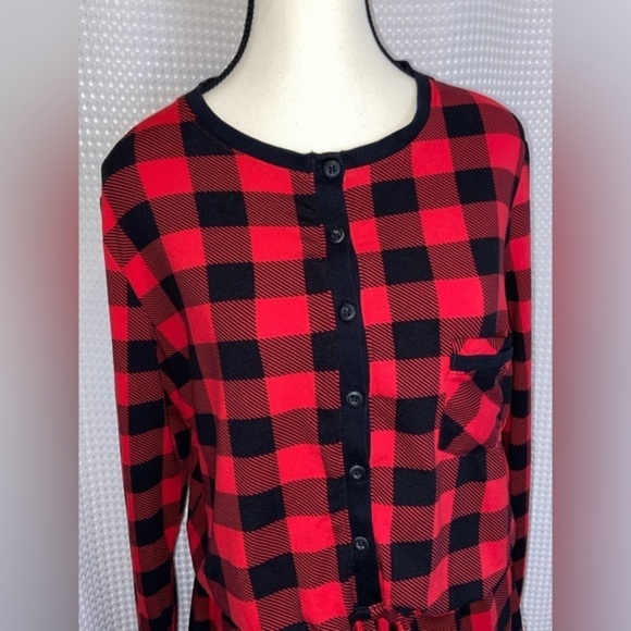 Women’s La Vie en Rose checks pyjamas romper size medium - Picture 8 of 12